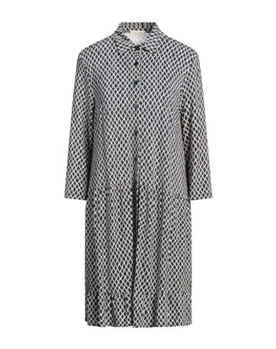 Siyu Woman Mini Dress Navy Size 8 Polyamide, Elastane In Navy Blue