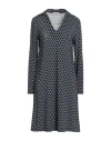 Siyu Woman Mini Dress Navy Size 4 Viscose, Elastane