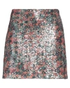 Siyu Woman Mini Skirt Midnight Blue Size 4 Polyester In Blue