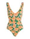 Siyu Woman One-piece Swimsuit Lilac Size 4 Polyamide, Elastane In Purple