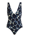 Siyu Woman One-piece Swimsuit Navy Size 10 Polyamide, Elastane