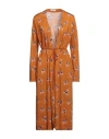 Siyu Woman Overcoat & Trench Coat Camel Size 4 Viscose, Elastane In Beige