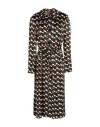 Siyu Woman Overcoat & Trench Coat Dark Green Size 4 Viscose In Green