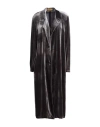Siyu Woman Overcoat & Trench Coat Lead Size 8 Viscose, Silk