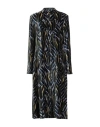 Siyu Woman Overcoat & Trench Coat Navy Size 8 Viscose, Silk