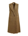 Siyu Woman Overcoat & Trench Coat Sand Size 10 Merino Wool