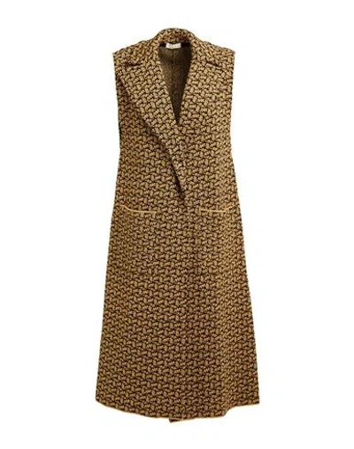 Siyu Woman Overcoat & Trench Coat Sand Size 10 Merino Wool