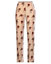 Siyu Woman Pants Antique Rose Size 4 Viscose, Silk In Pink