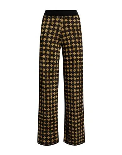 Siyu Woman Pants Black Size 0 Merino Wool In Brown