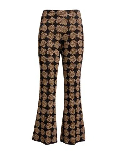 Siyu Woman Pants Black Size 0 Merino Wool, Polyamide, Metallized Polyamide