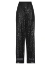 Siyu Woman Pants Black Size 8 Polyester In Black