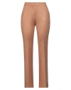 Siyu Woman Pants Bronze Size 6 Viscose, Polyamide, Polyester In Yellow