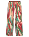 Siyu Woman Pants Burgundy Size 10 Polyamide, Elastane In Red