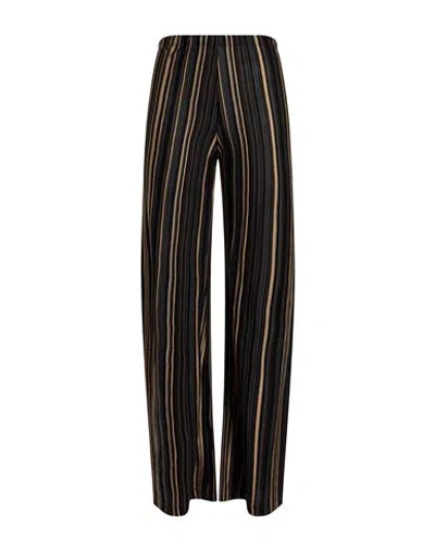 Siyu Woman Pants Charcoal Size 2 Merino Wool In Black