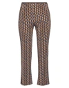 Siyu Woman Pants Chocolate Brown Size 10 Viscose, Elastane In Brown