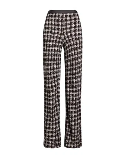 Siyu Woman Pants Dark Brown Size 4 Viscose In Black