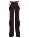 Siyu Woman Pants Dark Brown Size 6 Polyamide, Elastane