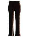 Siyu Woman Pants Dark Brown Size 8 Viscose, Silk In Brown