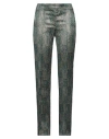 Siyu Woman Pants Emerald Green Size 2 Wool, Lurex, Silk, Nylon, Cotton In Green