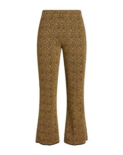 Siyu Woman Pants Gold Size 0 Polyamide, Metal Fiber In Brown