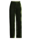 Siyu Woman Pants Green Size 12 Viscose, Silk