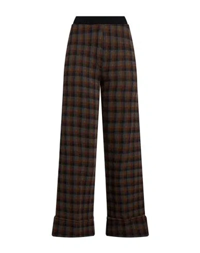 Siyu Woman Pants Grey Size 2 Merino Wool In Multi