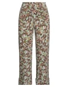 Siyu Woman Pants Light Green Size 4 Viscose, Elastane