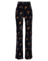 Siyu Woman Pants Midnight Blue Size 0 Viscose, Silk