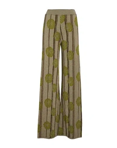 Siyu Woman Pants Military Green Size 4 Merino Wool