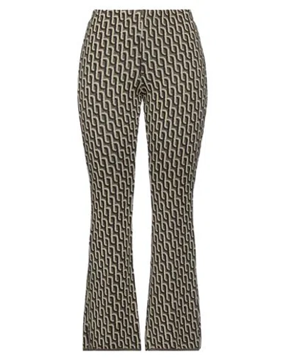 Siyu Woman Pants Military Green Size 8 Merino Wool