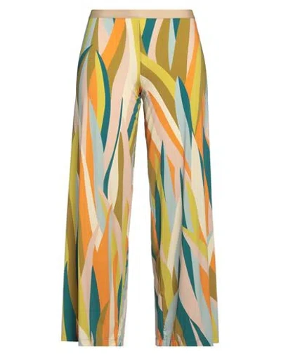 Siyu Woman Pants Military Green Size 8 Polyamide, Elastane