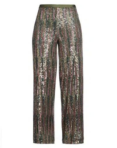 Siyu Woman Pants Military Green Size 8 Polyamide, Elastane