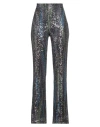 Siyu Woman Pants Navy Size 10 Polyamide, Elastane In Navy Blue
