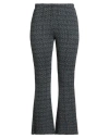 Siyu Woman Pants Navy Size 10 Merino Wool In Multi