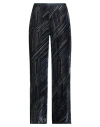 Siyu Woman Pants Navy Size 6 Viscose, Silk In Navy