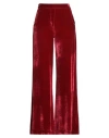 Siyu Woman Pants Red Size 0 Viscose, Silk