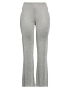 Siyu Woman Pants Midnight Blue Size 10 Viscose, Metallic Fiber In Sage Green