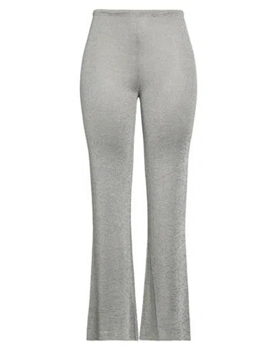 Siyu Woman Pants Sage Green Size 10 Viscose, Metallic Fiber