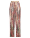 Siyu Woman Pants Sand Size 4 Polyester, Elastane In Beige