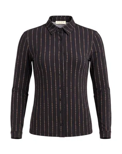 Siyu Woman Shirt Black Size 6 Viscose, Elastane