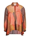 Siyu Woman Shirt Camel Size 6 Ramie In Beige