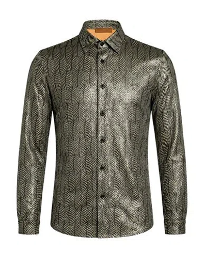 Siyu Woman Shirt Green Size 2 Viscose, Polyamide, Polyester In Multi