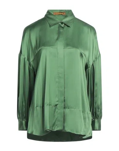 Siyu Woman Shirt Green Size 4 Viscose