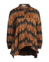 Siyu Woman Shirt Military Green Size 4 Viscose In Green