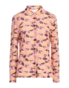 Siyu Woman Shirt Pink Size 6 Wool, Polyamide In Pink