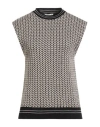 Siyu Woman Sweater Beige Size 6 Merino Wool