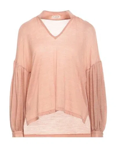 Siyu Woman Sweater Blush Size 4 Wool, Polyamide In Pink
