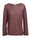 Siyu Woman Sweater Brown Size 6 Wool, Polyamide