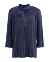 Siyu Woman Sweater Purple Size 4 Viscose, Metallic Fiber