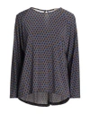 Siyu Woman T-shirt Blue Size 4 Viscose, Elastane